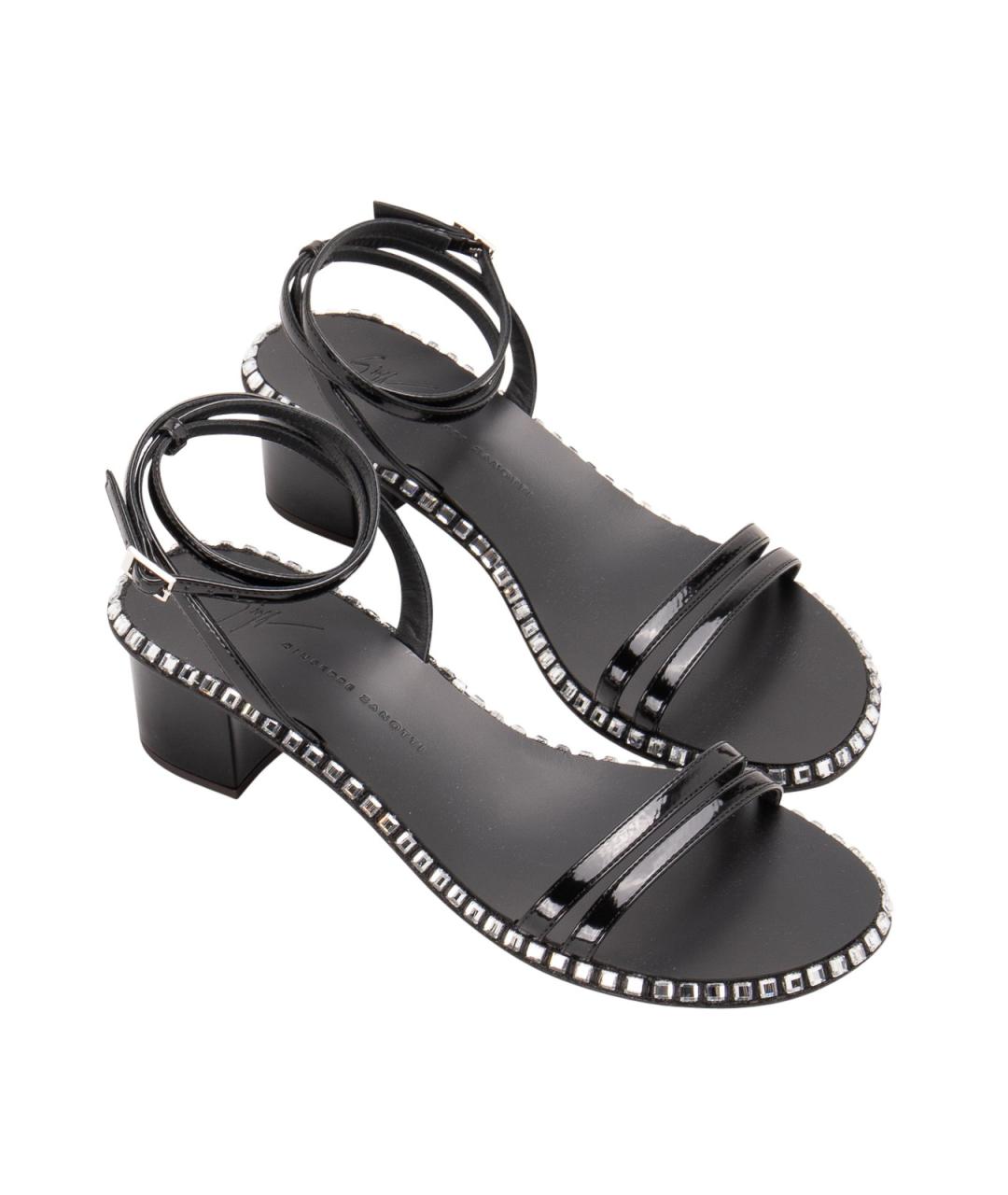 GIUSEPPE ZANOTTI DESIGN Черные босоножки, фото 2