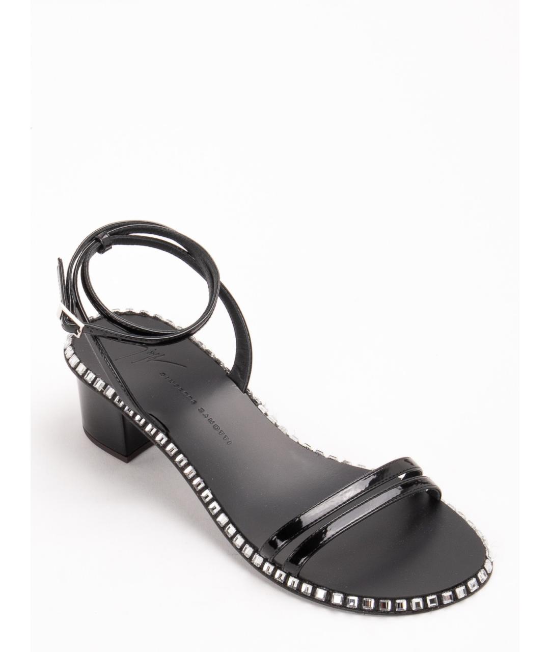 GIUSEPPE ZANOTTI DESIGN Черные босоножки, фото 4