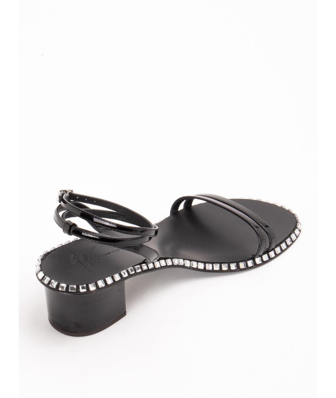 GIUSEPPE ZANOTTI DESIGN Черные босоножки, фото 5