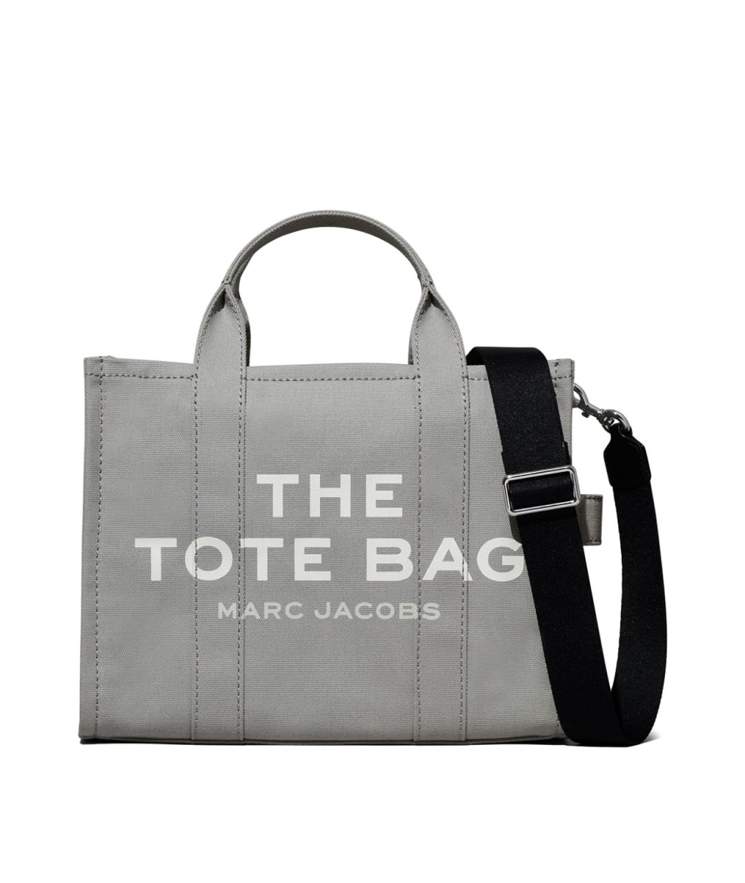 MARC JACOBS Серая хлопковая сумка тоут, фото 1