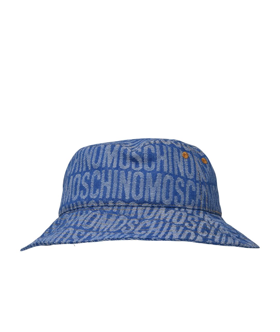 MOSCHINO Синяя хлопковая панама, фото 2