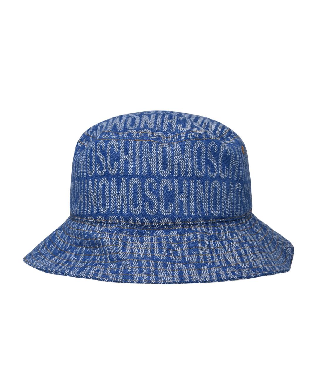 MOSCHINO Синяя хлопковая панама, фото 4