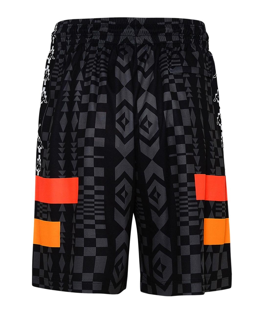 MARCELO BURLON Черные полиэстеровые шорты, фото 3