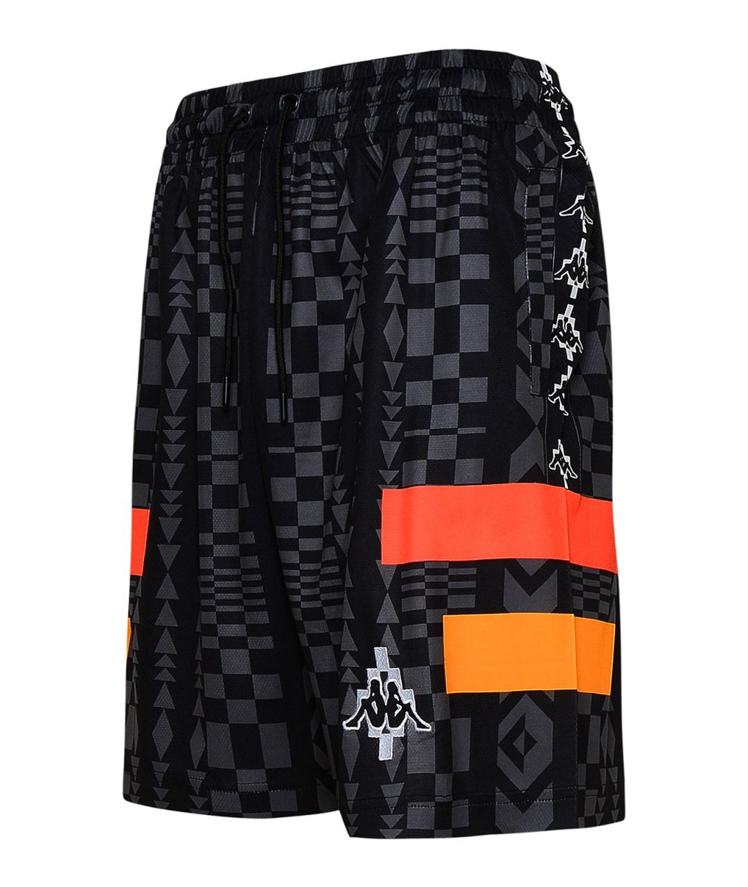 MARCELO BURLON Черные полиэстеровые шорты, фото 2