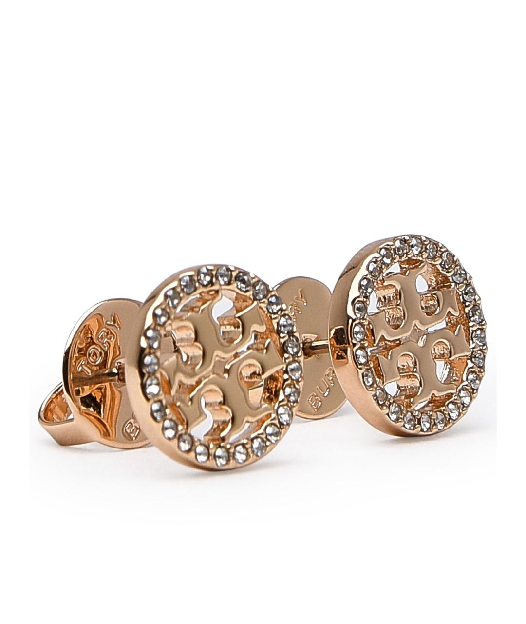 TORY BURCH Золотые металлические серьги, фото 2