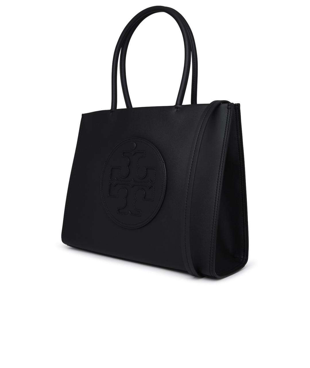 TORY BURCH Черная сумка тоут из искусственной кожи, фото 2