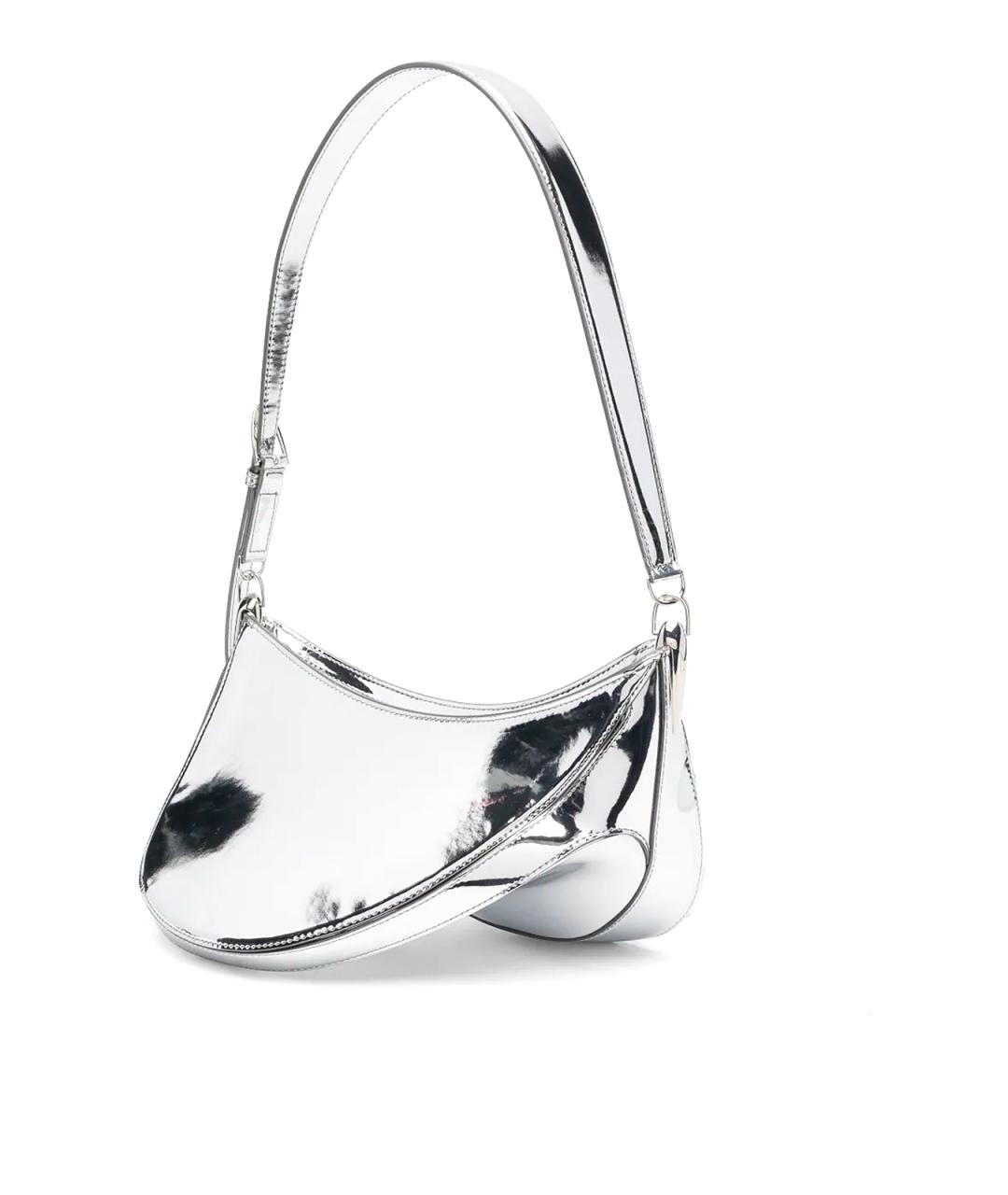 MUGLER Серебряная сумка через плечо из искусственной кожи, фото 2