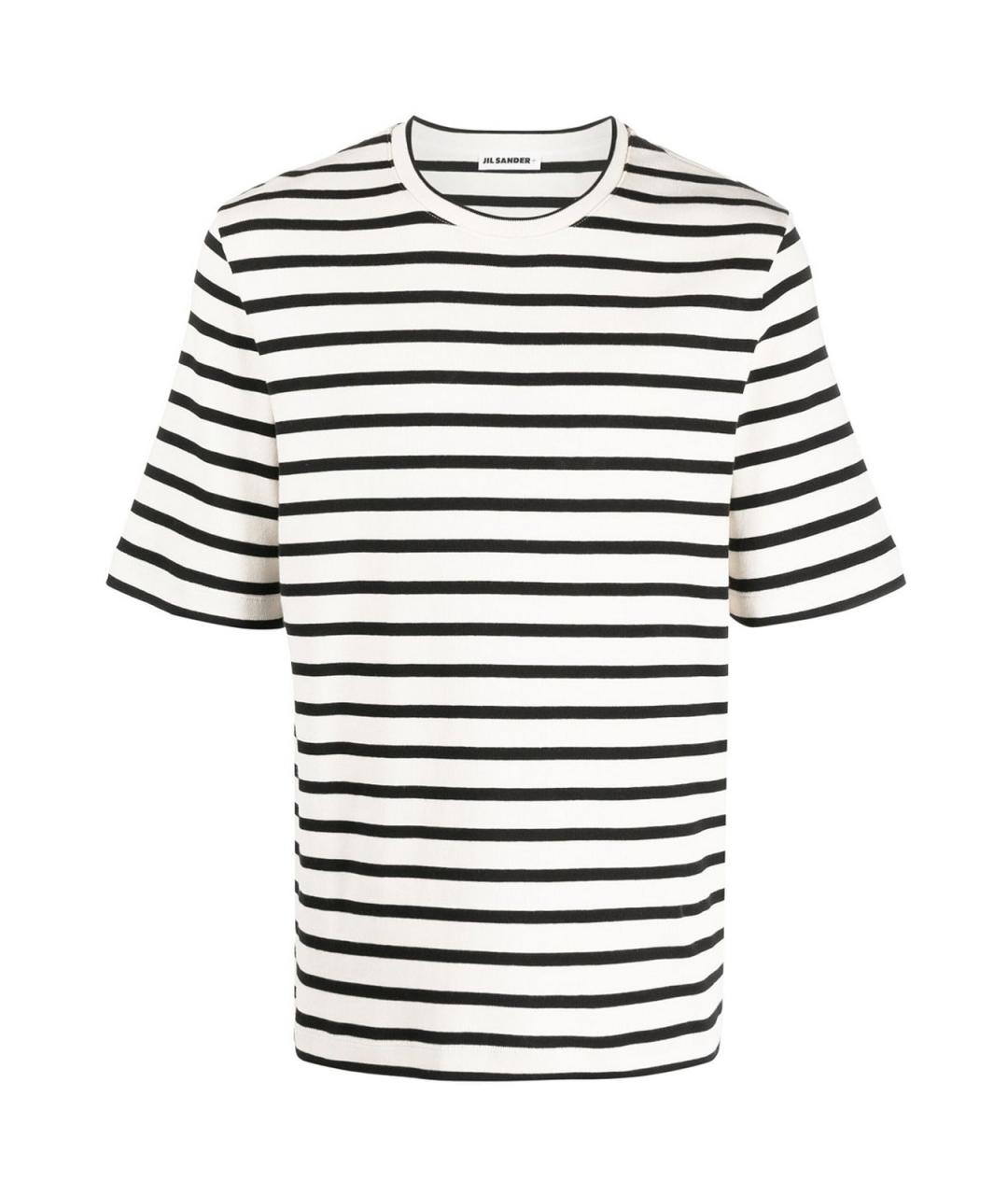JIL SANDER Черная хлопковая футболка, фото 1