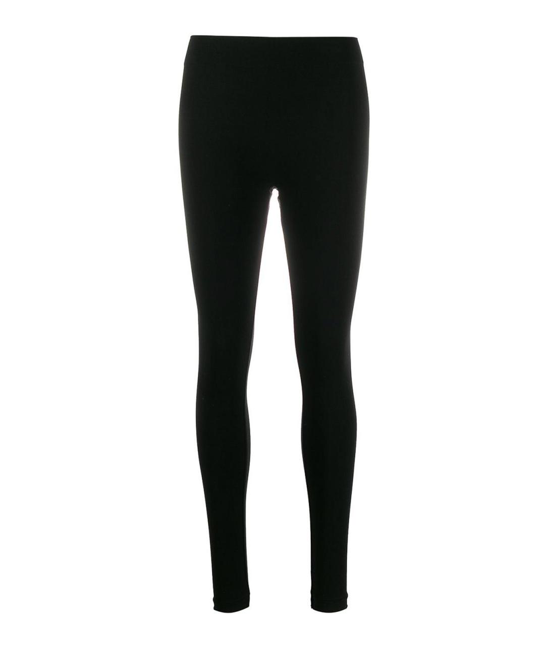 WOLFORD Черные полиэстеровые леггинсы и велосипедки, фото 1