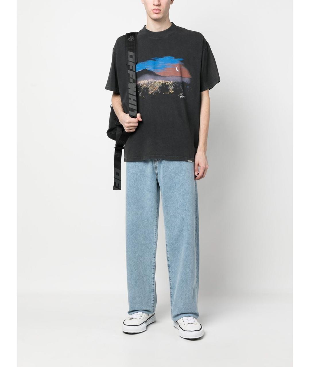 CARHARTT Голубые хлопковые прямые джинсы, фото 2