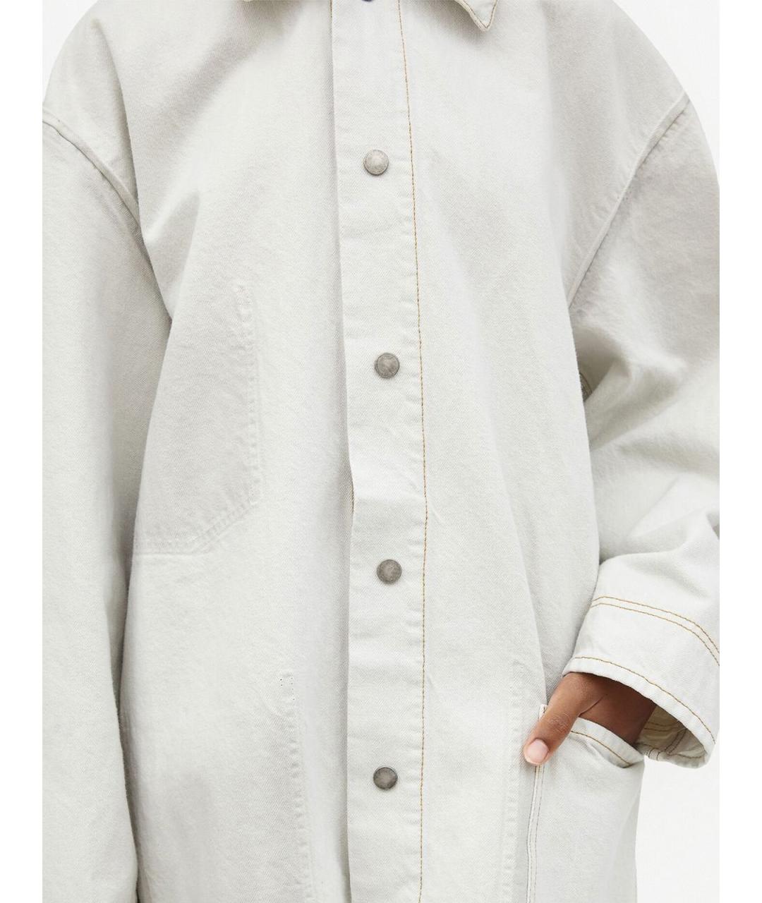MAISON MARGIELA Белая хлопковая куртка, фото 2
