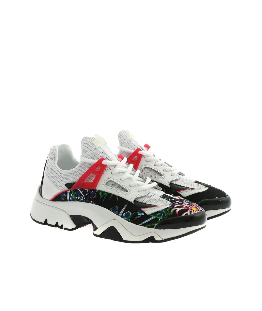 KENZO Черные текстильные кроссовки, фото 2