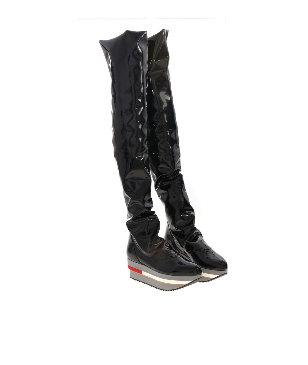VIVIENNE WESTWOOD Черные текстильные сапоги, фото 2