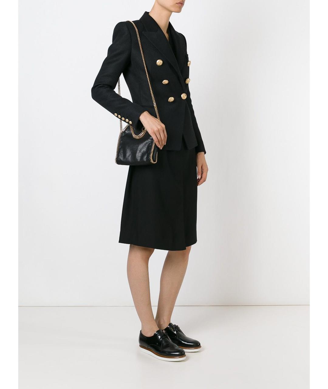 STELLA MCCARTNEY Черная сумка через плечо из искусственной кожи, фото 2
