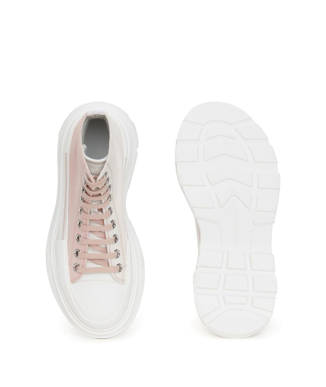 ALEXANDER MCQUEEN Розовые кроссовки, фото 4