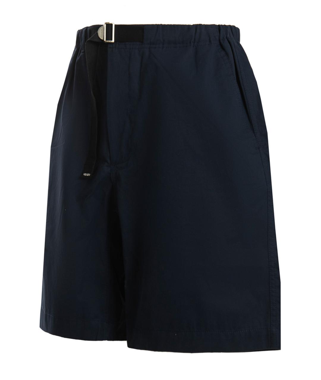 KENZO Синие хлопковые шорты, фото 2