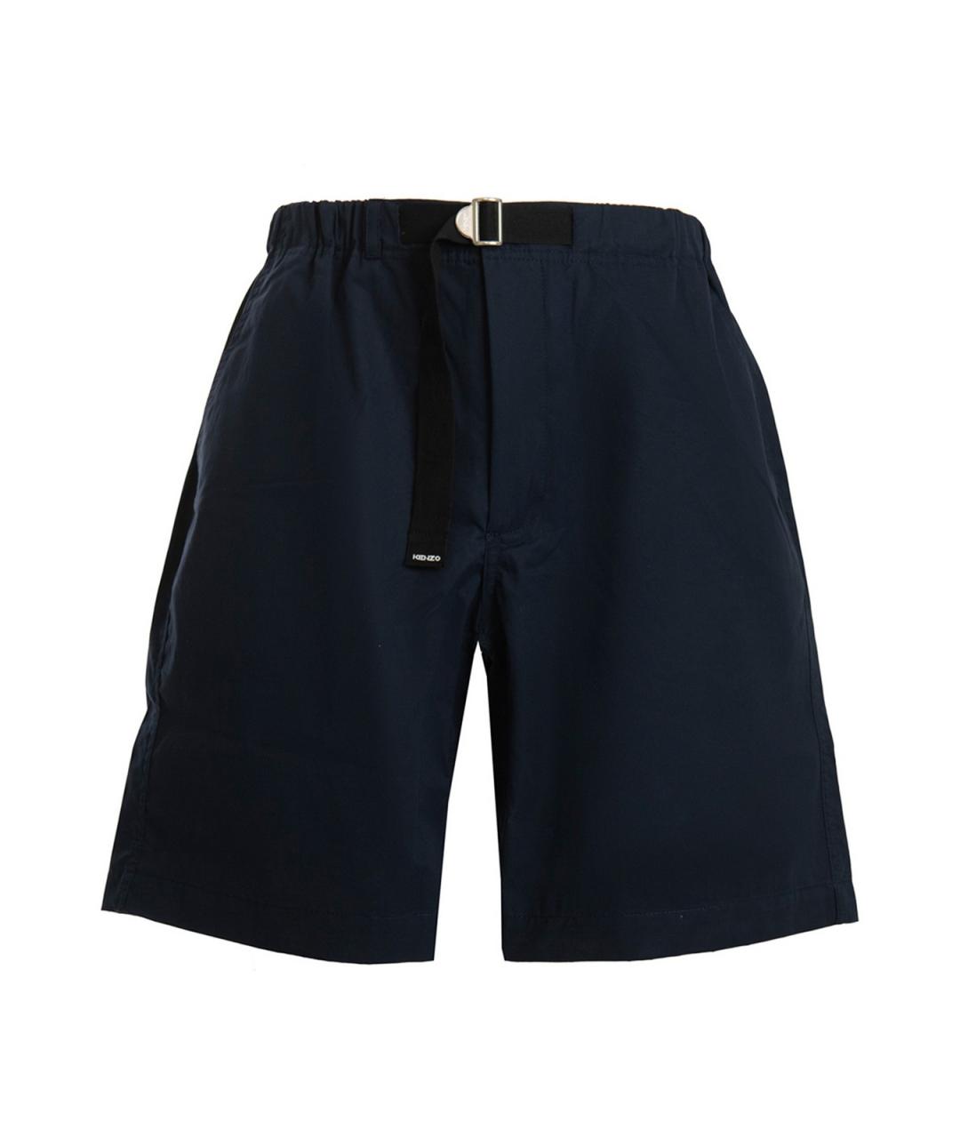 KENZO Синие хлопковые шорты, фото 1