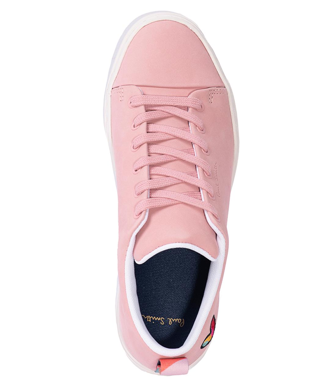 PAUL SMITH Розовые текстильные кеды, фото 3