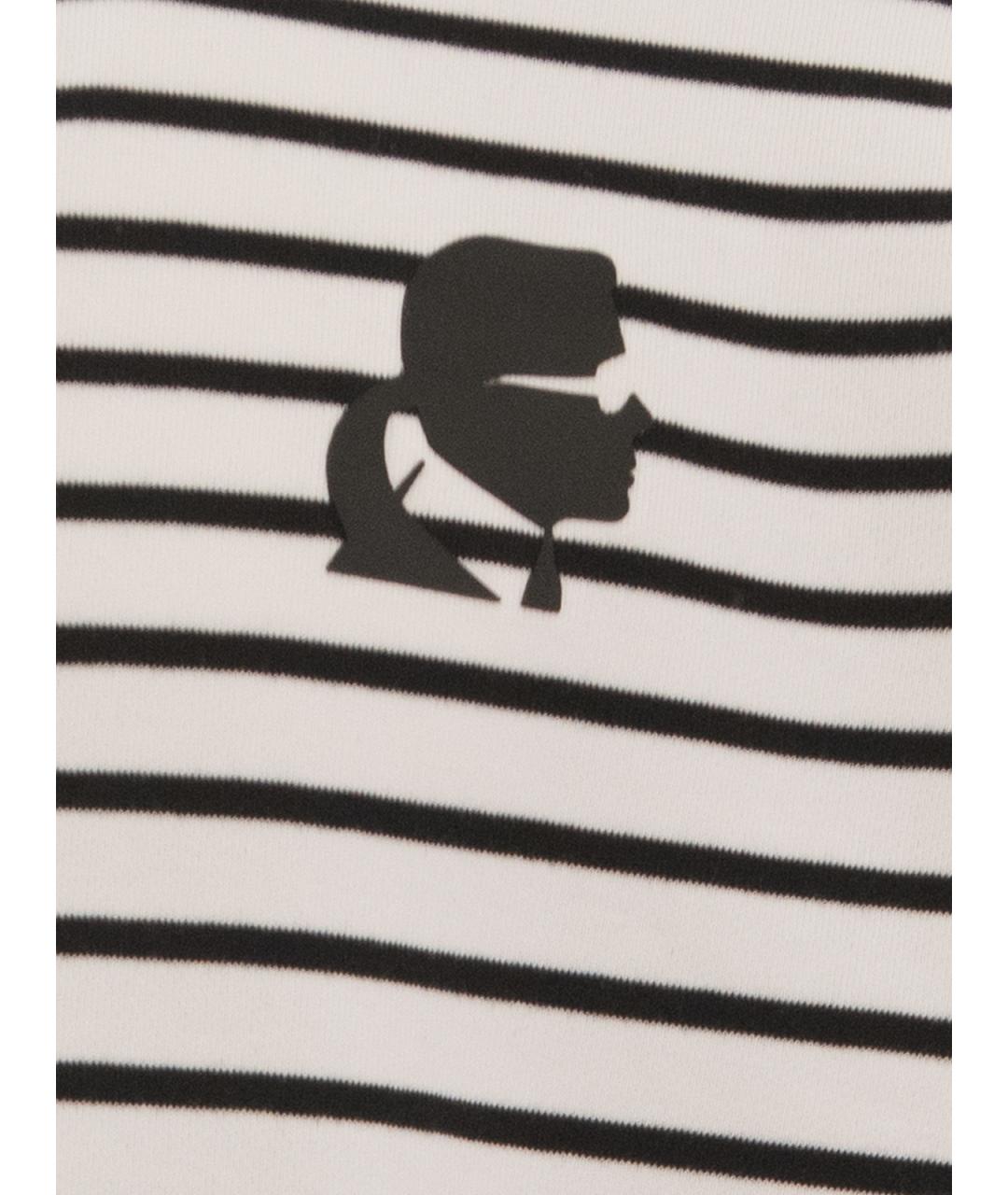 KARL LAGERFELD Белая хлопковая классическая рубашка, фото 2
