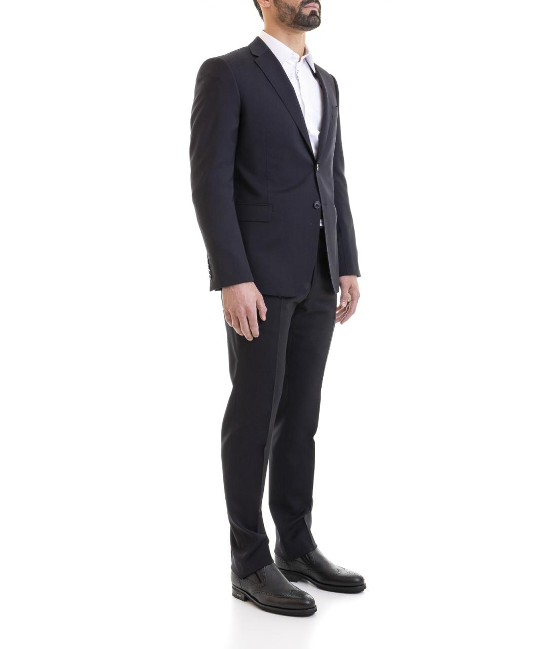 EMPORIO ARMANI Черный классический костюм, фото 3