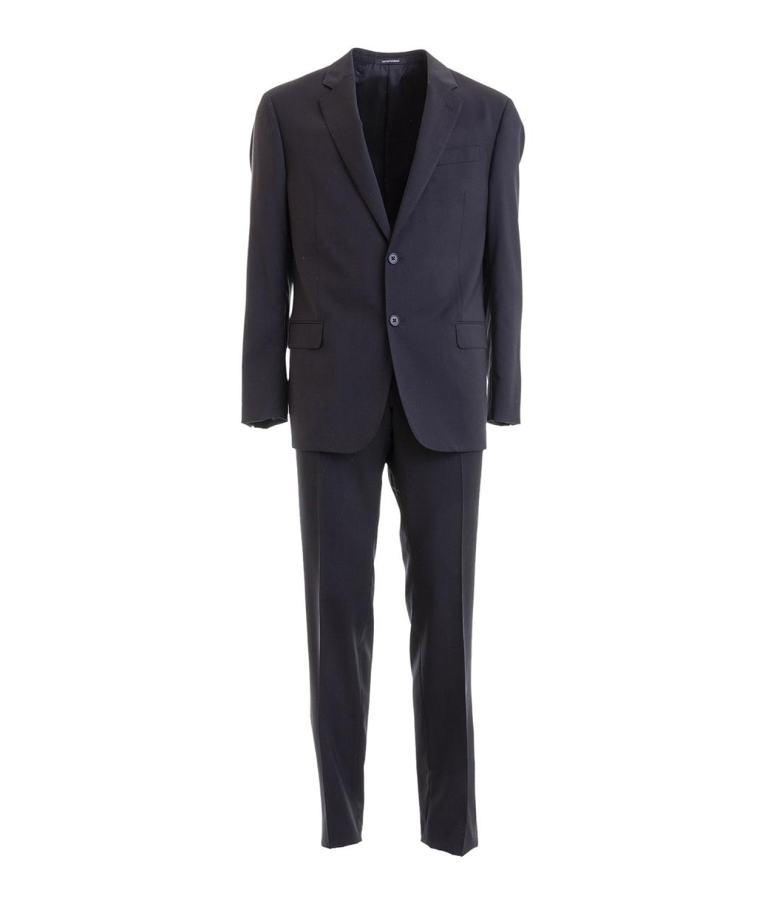 EMPORIO ARMANI Черный классический костюм, фото 1