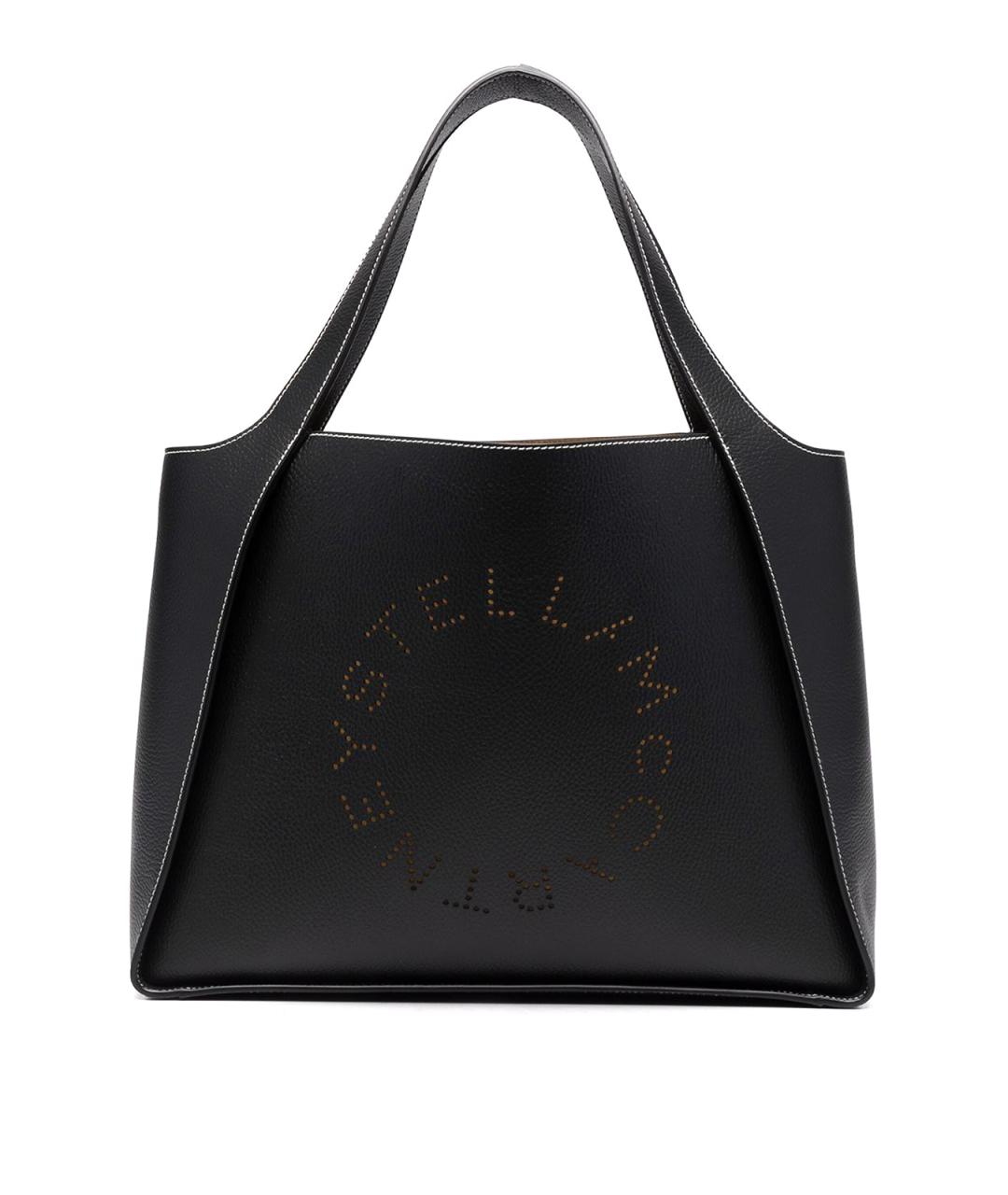STELLA MCCARTNEY Черная сумка тоут из искусственной кожи, фото 1