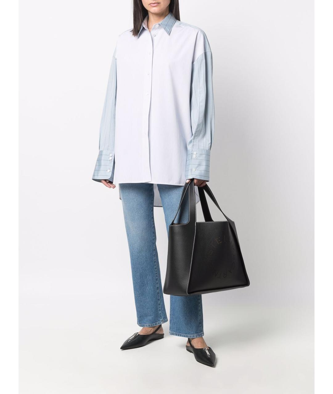 STELLA MCCARTNEY Черная сумка тоут из искусственной кожи, фото 2