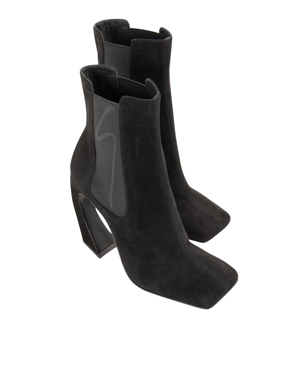 GIUSEPPE ZANOTTI DESIGN Черные замшевые ботильоны, фото 2