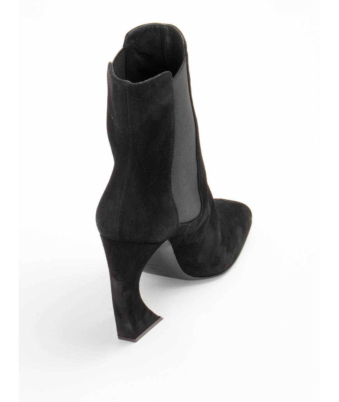 GIUSEPPE ZANOTTI DESIGN Черные замшевые ботильоны, фото 5