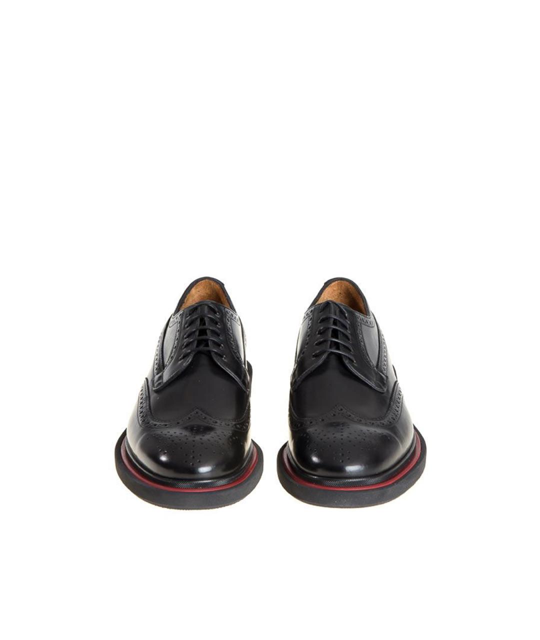 PAUL SMITH Черные кожаные туфли, фото 2