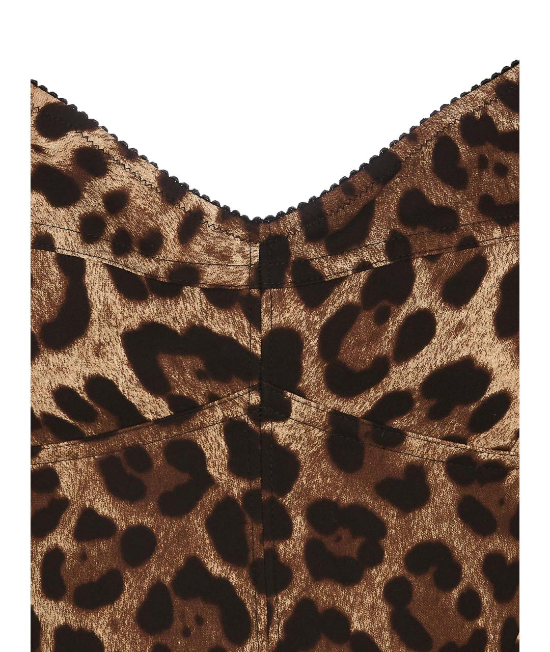 DOLCE&GABBANA Мульти шелковое коктейльное платье, фото 4