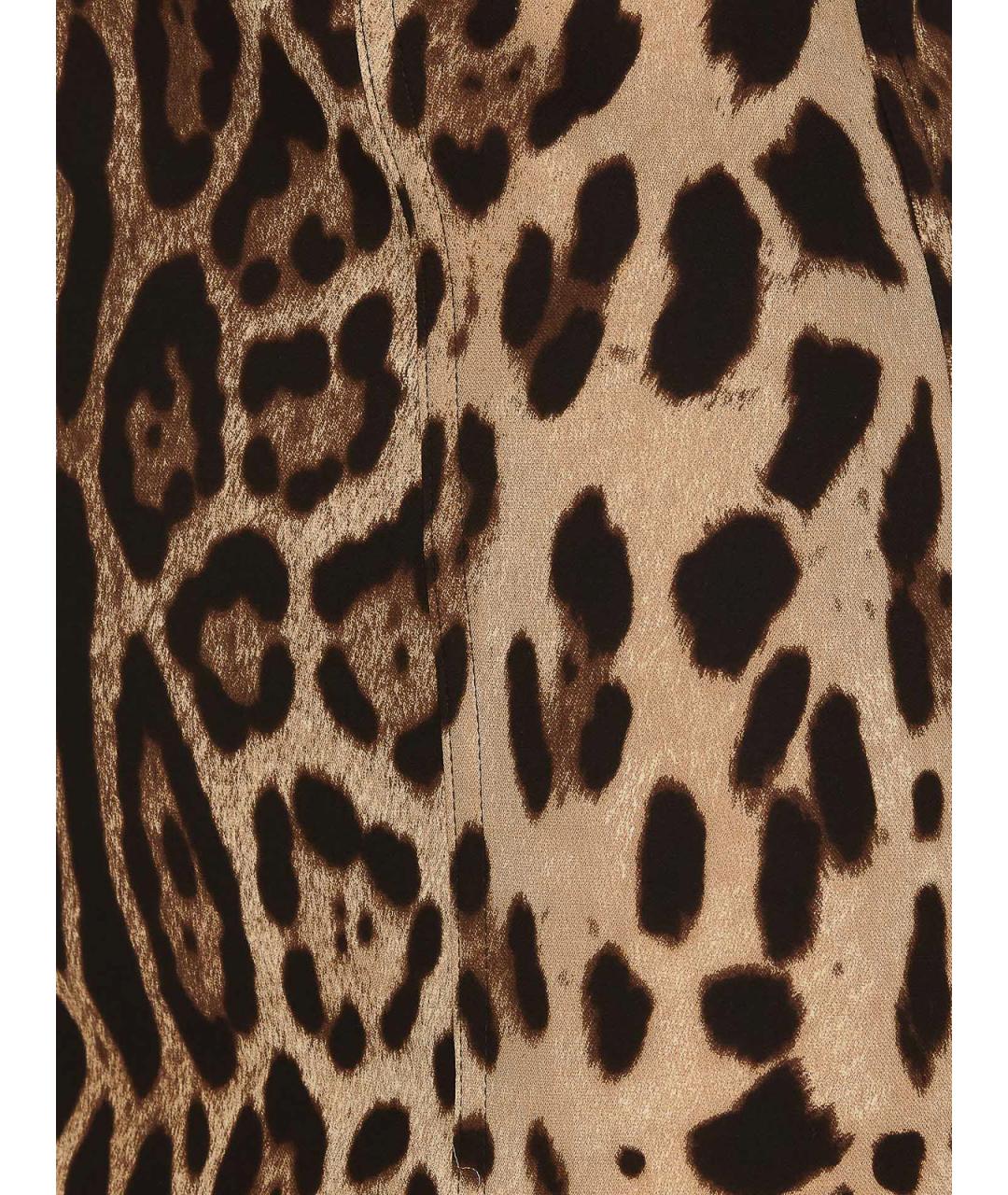 DOLCE&GABBANA Мульти шелковое коктейльное платье, фото 3