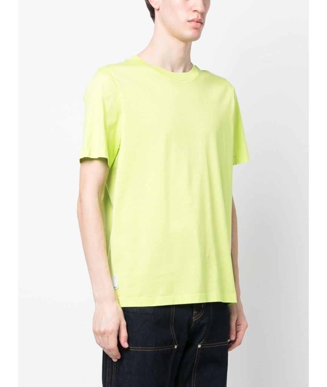STONE ISLAND Зеленая хлопковая футболка, фото 4