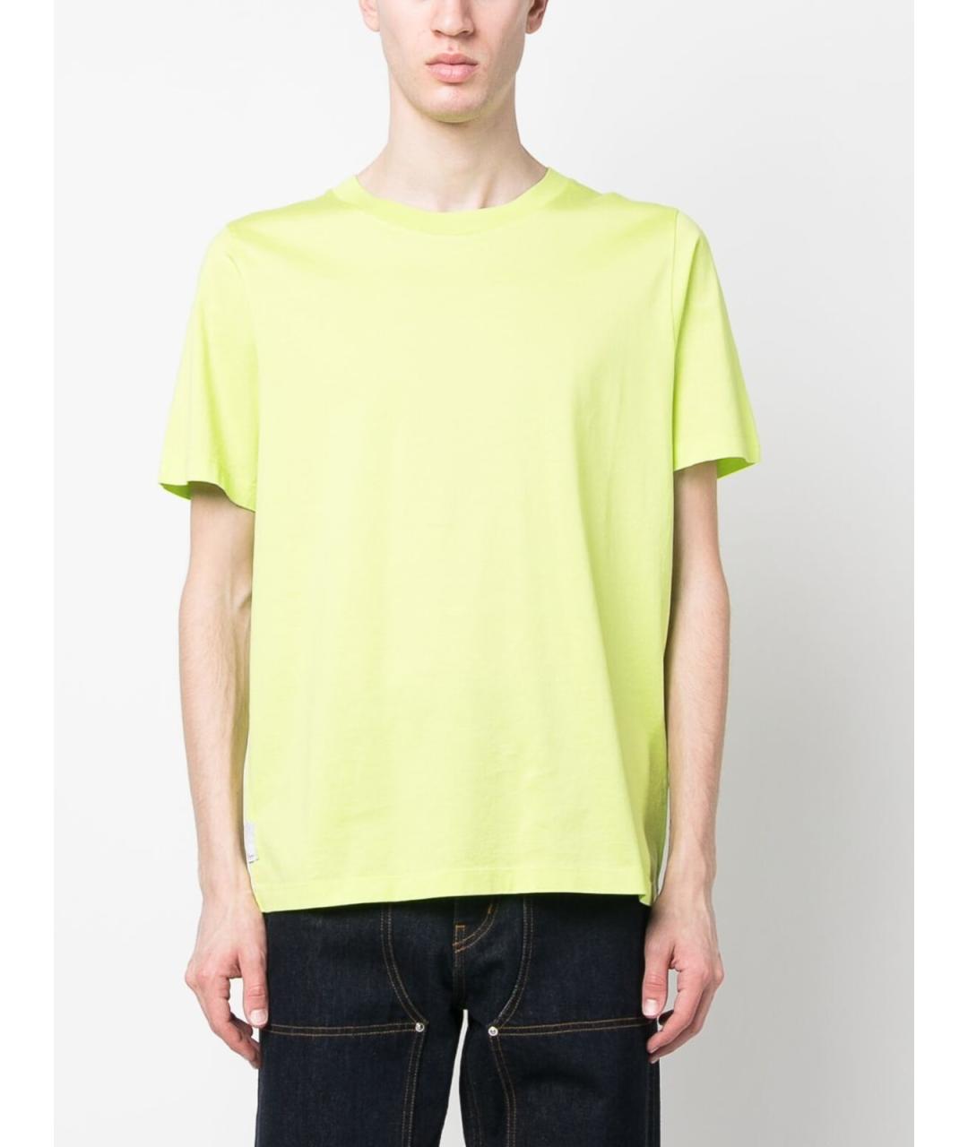 STONE ISLAND Зеленая хлопковая футболка, фото 3