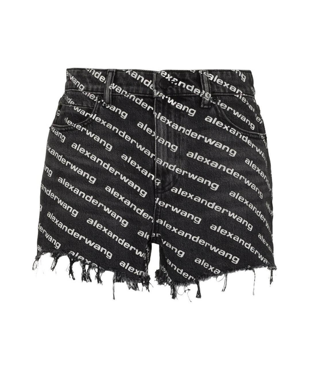 ALEXANDER WANG Черные хлопковые шорты, фото 1