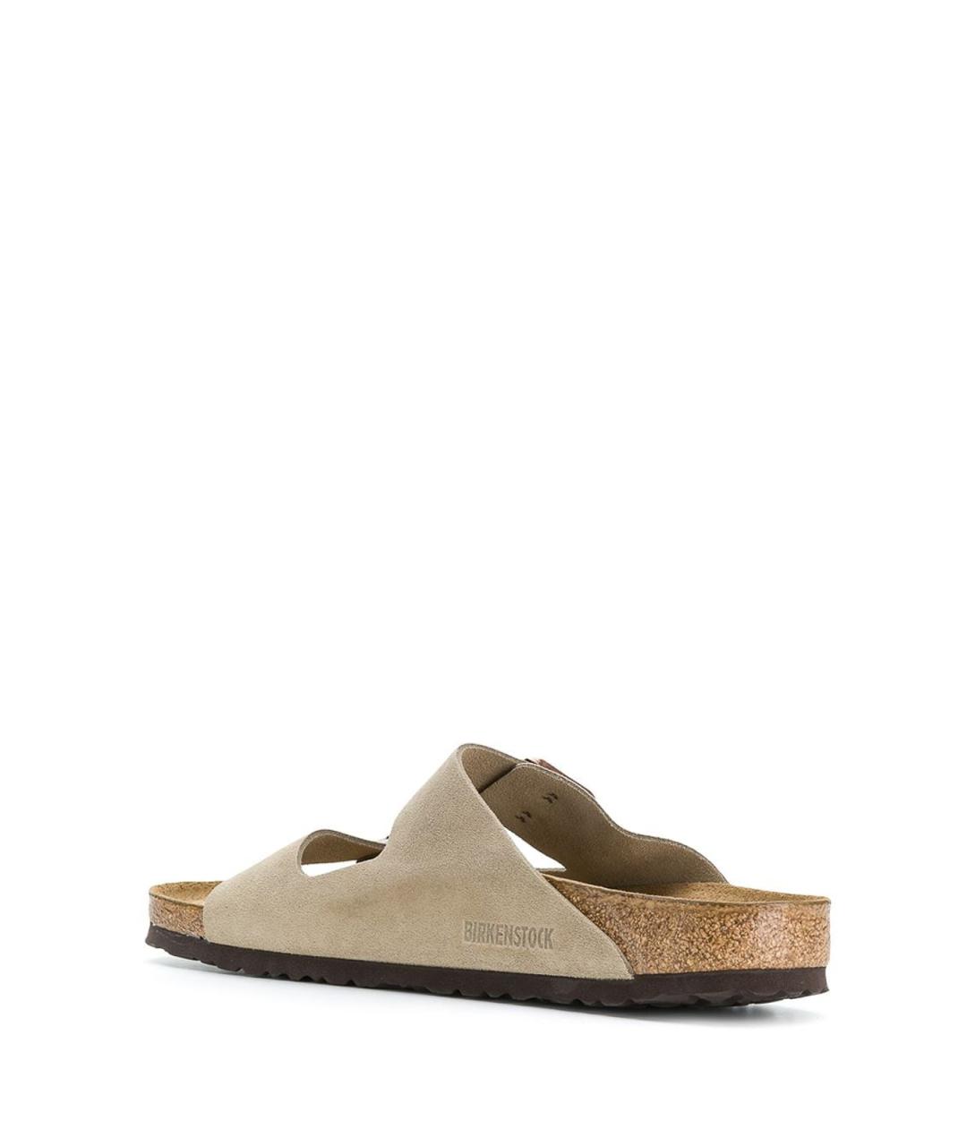 BIRKENSTOCK Бежевые замшевые сандалии, фото 3
