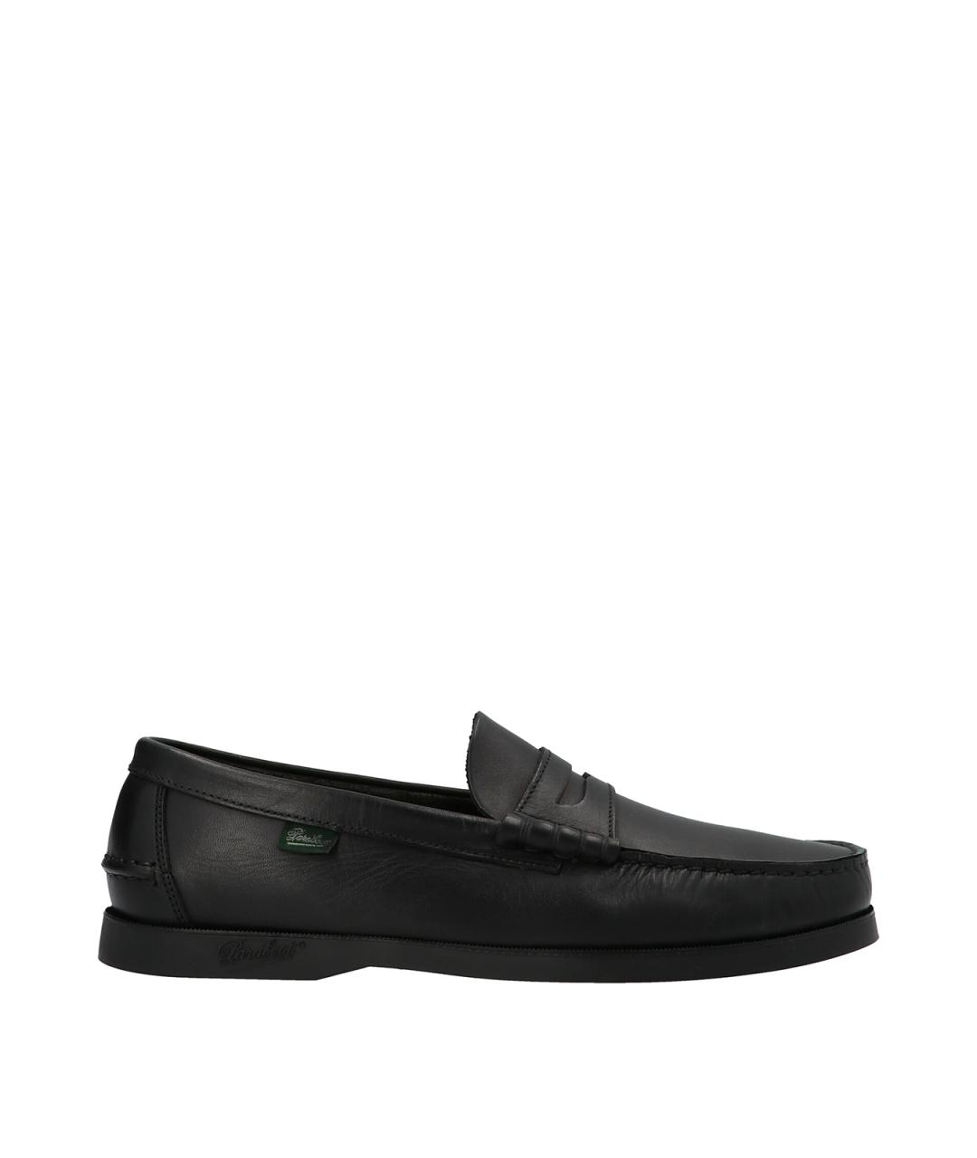 PARABOOT Черные кожаные лоферы, фото 1