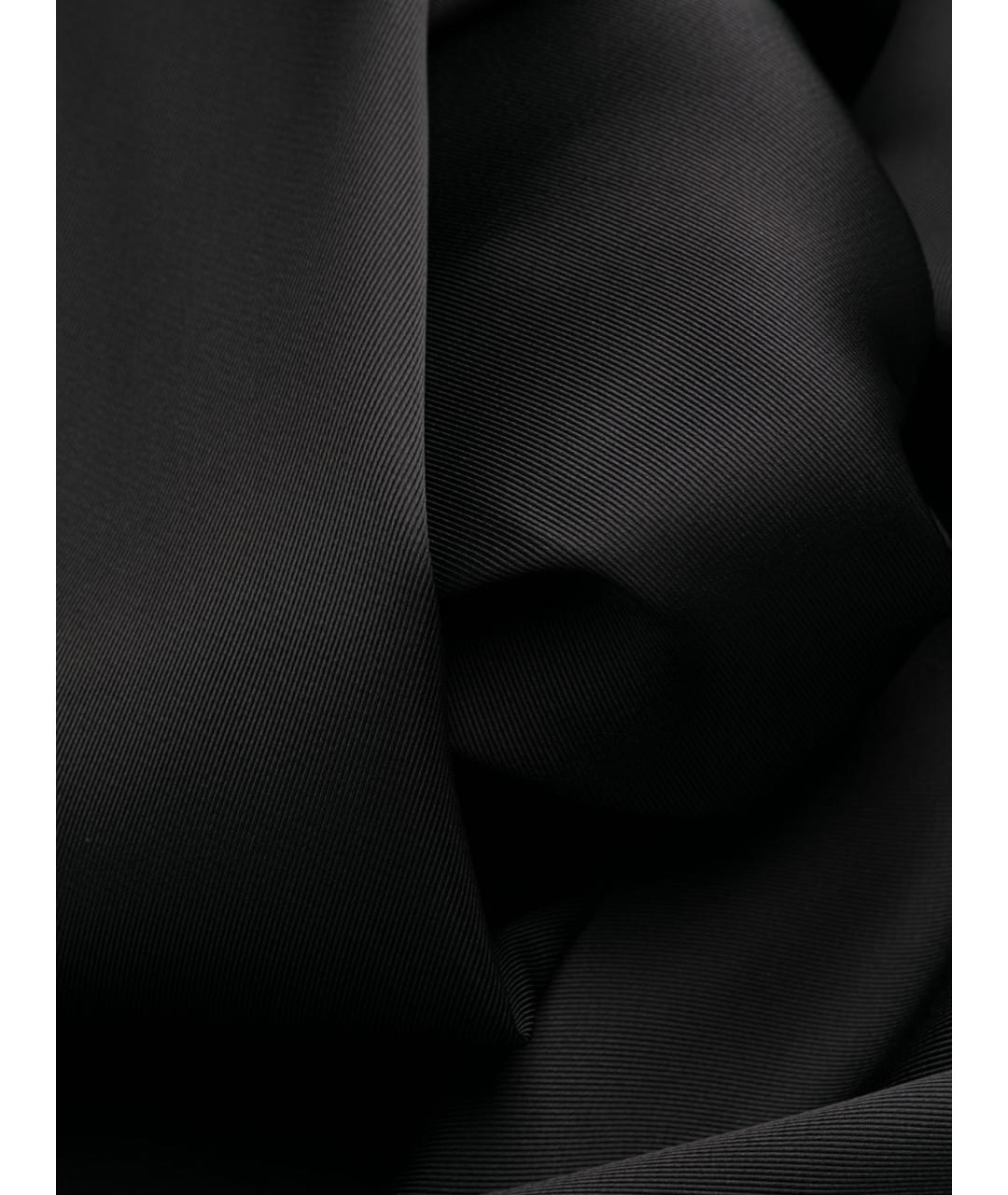VERSACE Черные вискозные брюки широкие, фото 4