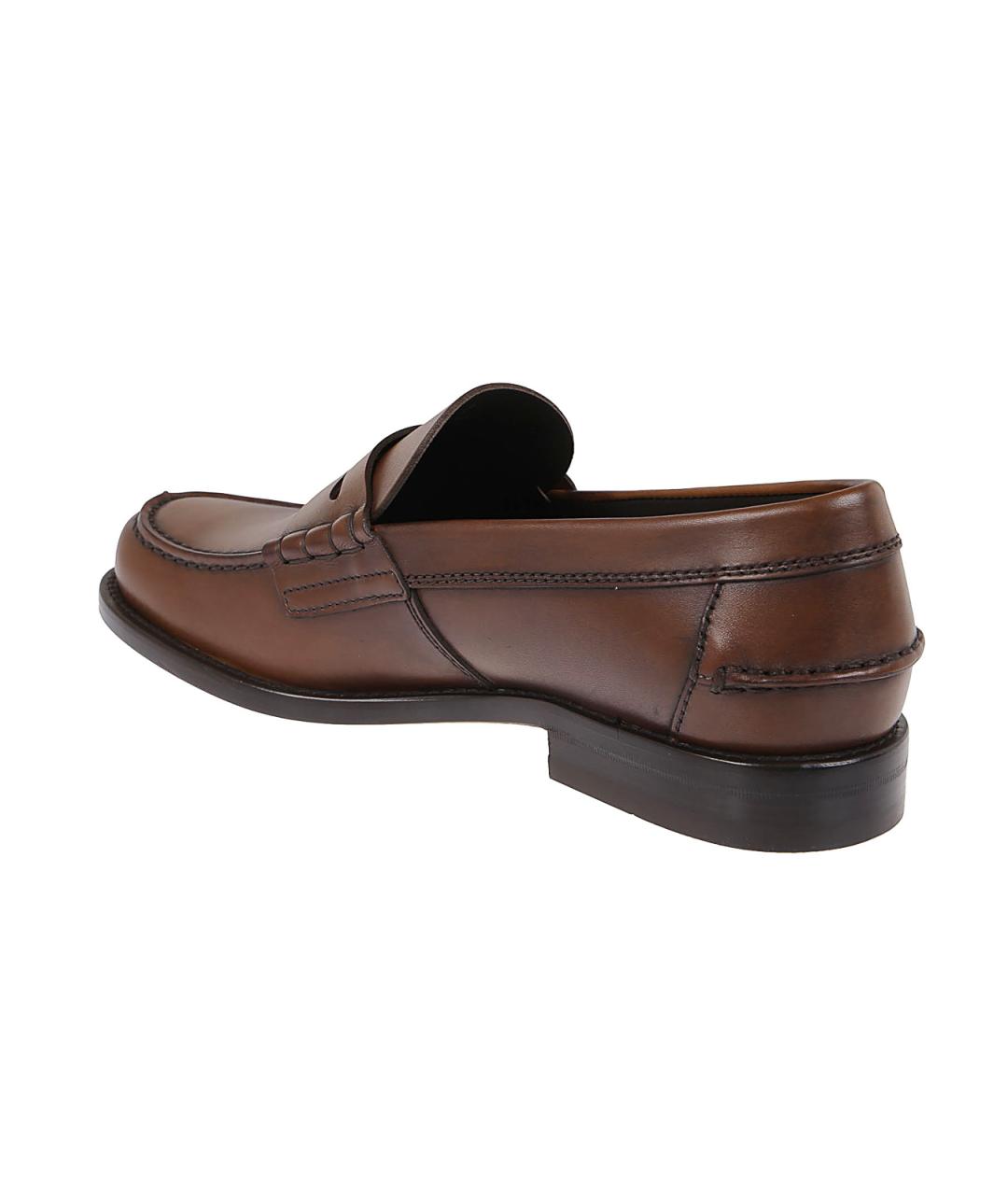 TOD'S Коричневые кожаные лоферы, фото 3