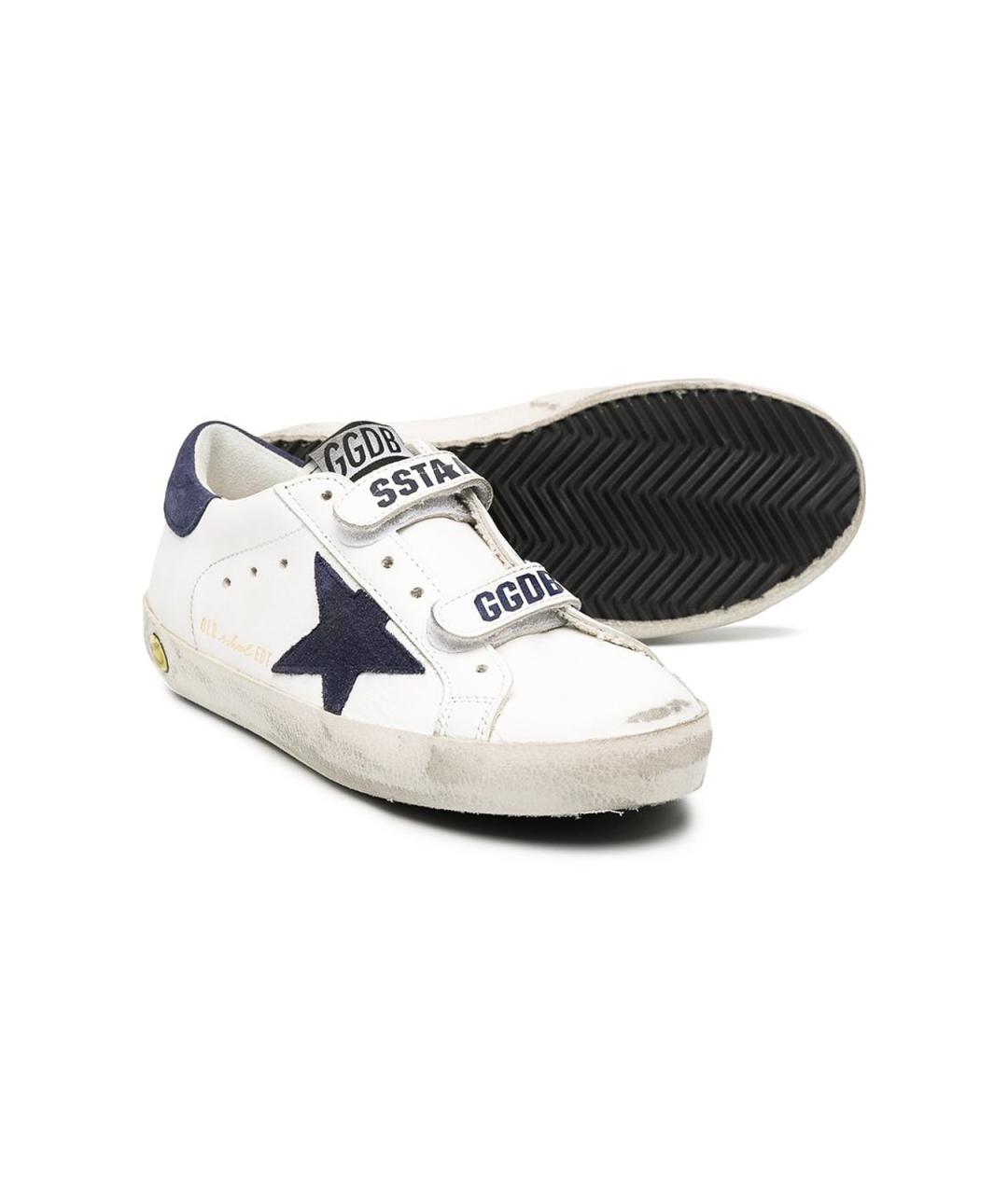 GOLDEN GOOSE Белые кожаные кеды, фото 3
