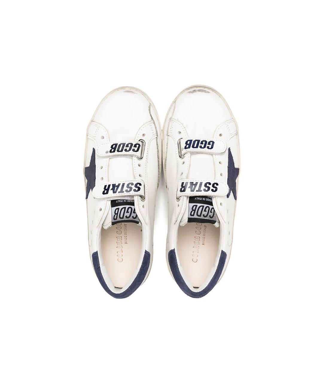 GOLDEN GOOSE Белые кожаные кеды, фото 4