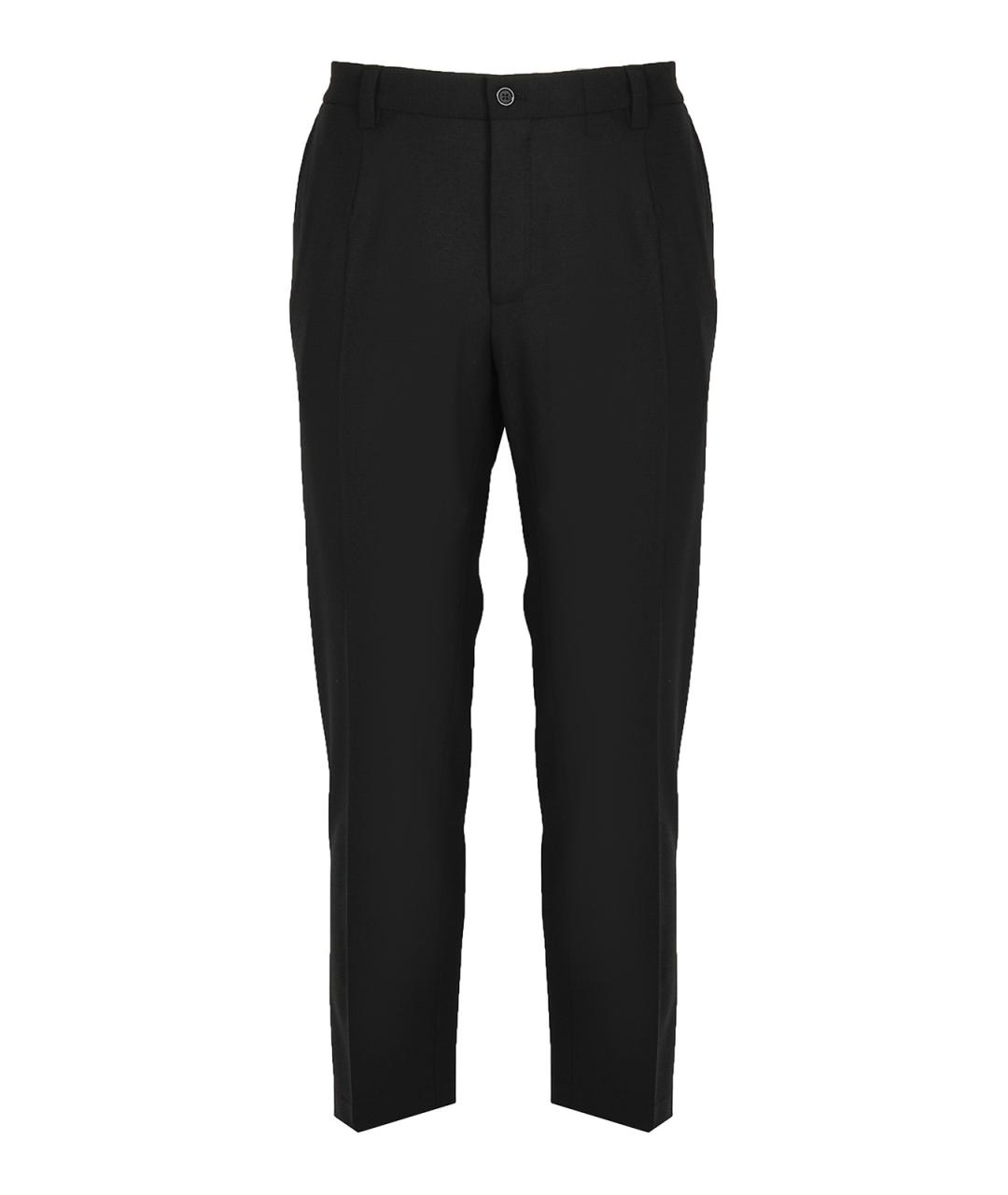 DOLCE&GABBANA Черные повседневные брюки, фото 1