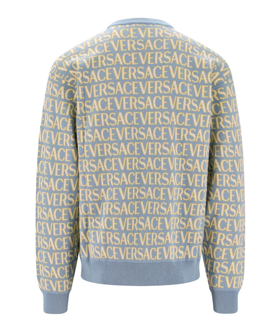 VERSACE Мульти хлопковый джемпер / свитер, фото 2