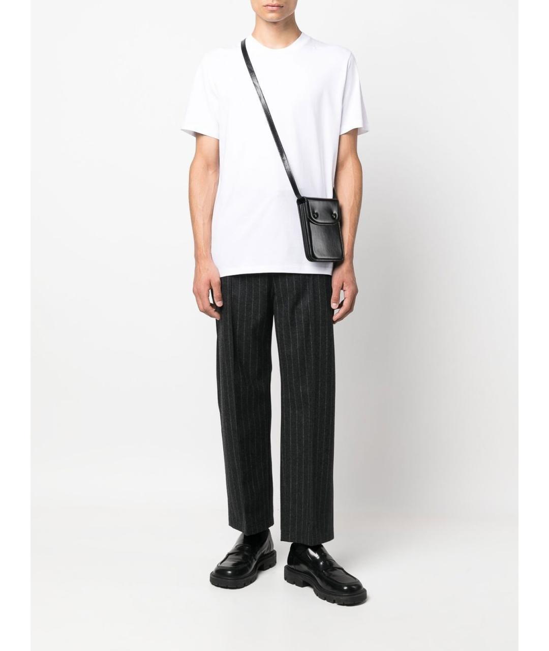 JIL SANDER Белая хлопковая футболка, фото 5