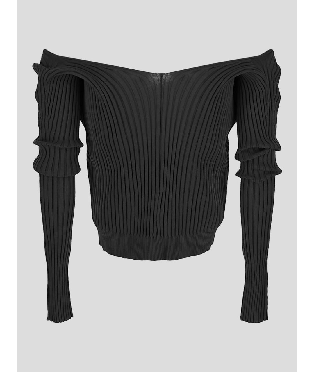 JACQUEMUS Черный вискозный кардиган, фото 2