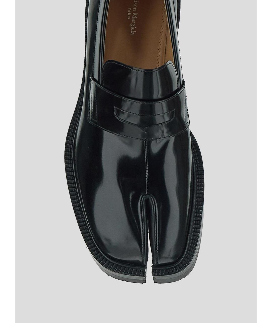 MAISON MARGIELA Черные кожаные лоферы, фото 4