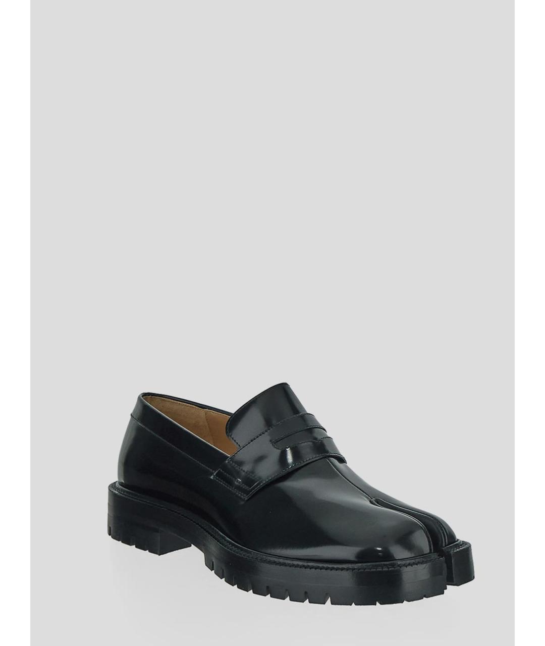 MAISON MARGIELA Черные кожаные лоферы, фото 2
