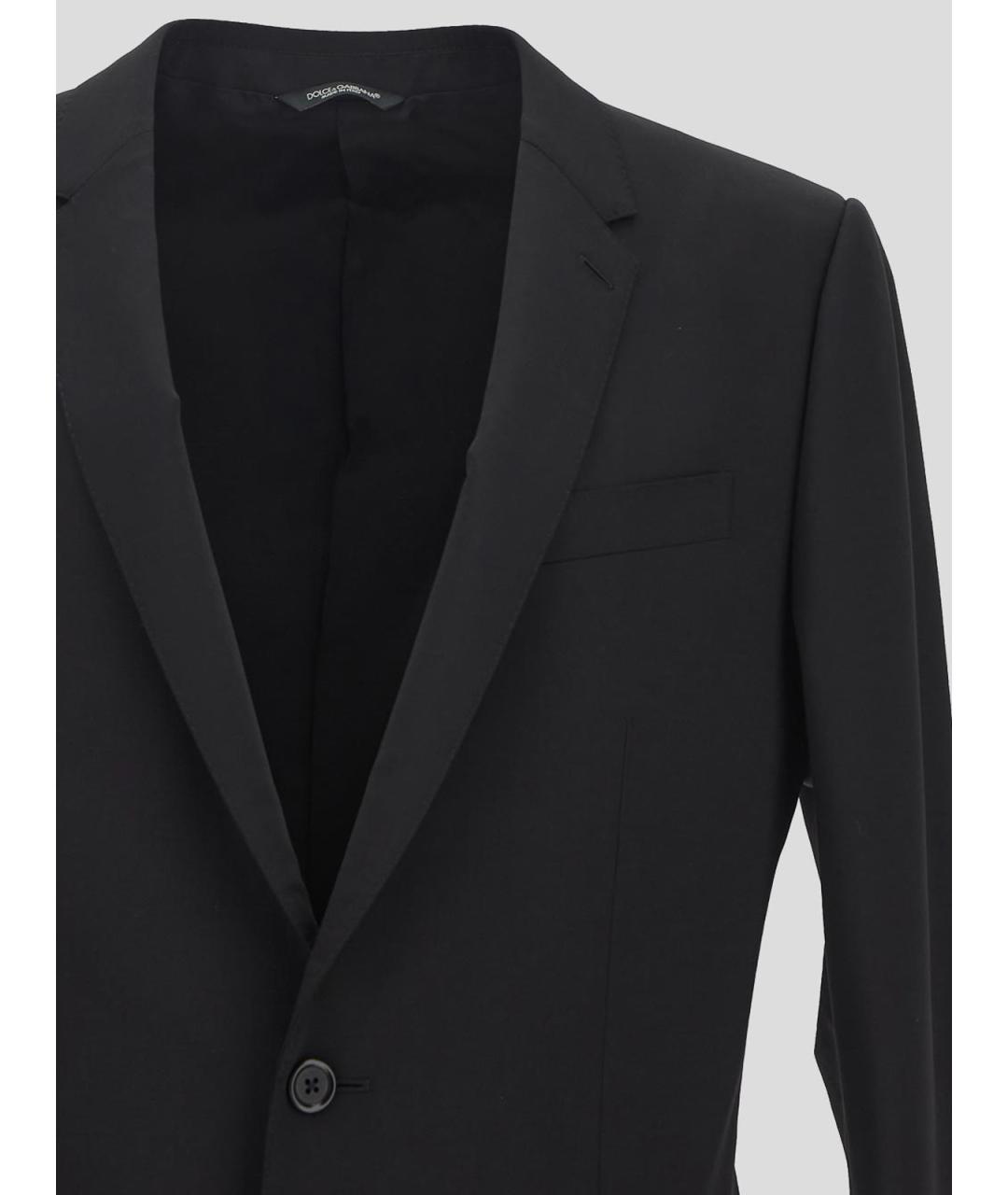 DOLCE&GABBANA Черный классический костюм, фото 3