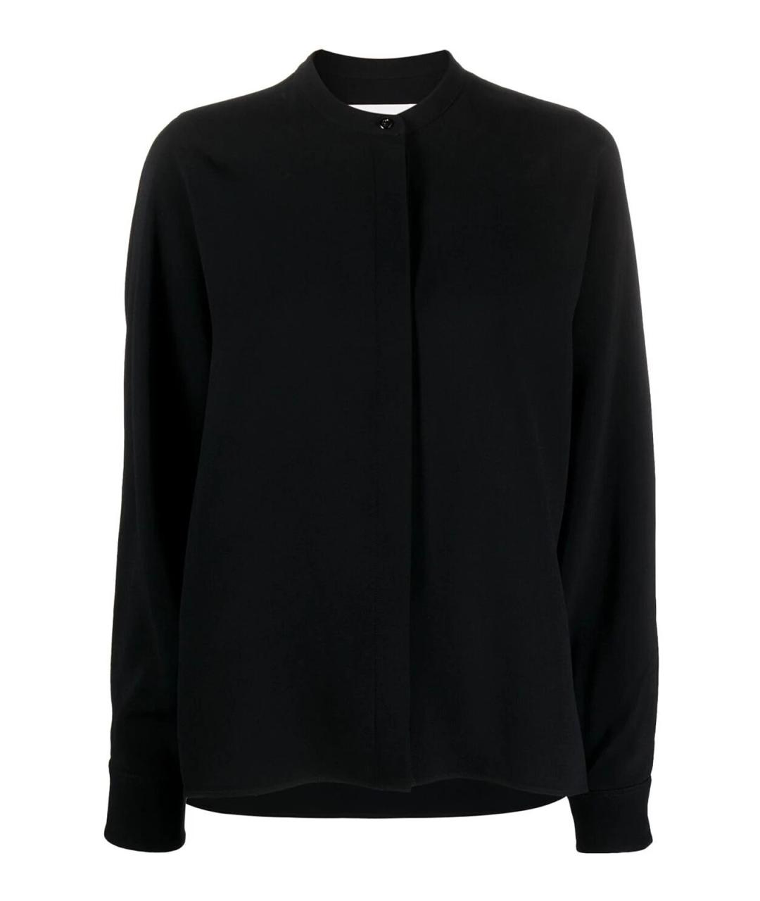 JIL SANDER Черная вискозная рубашка, фото 1
