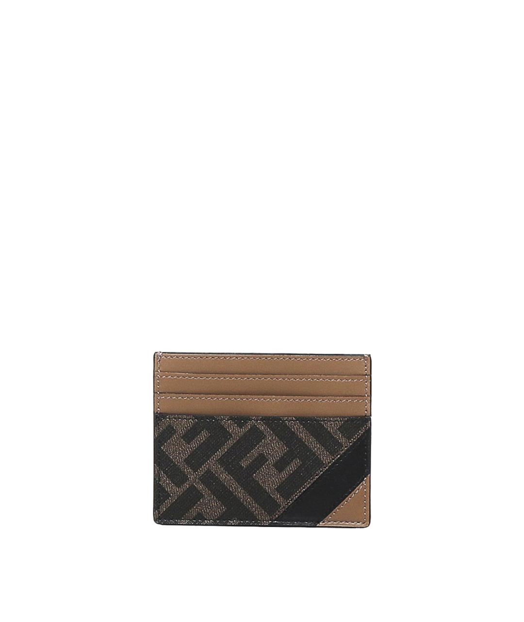 FENDI Коричневый кардхолдер, фото 3
